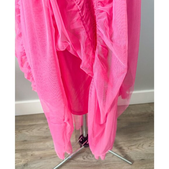 H&M Pink Ruffle Midi Dress - Picture 12 of 12